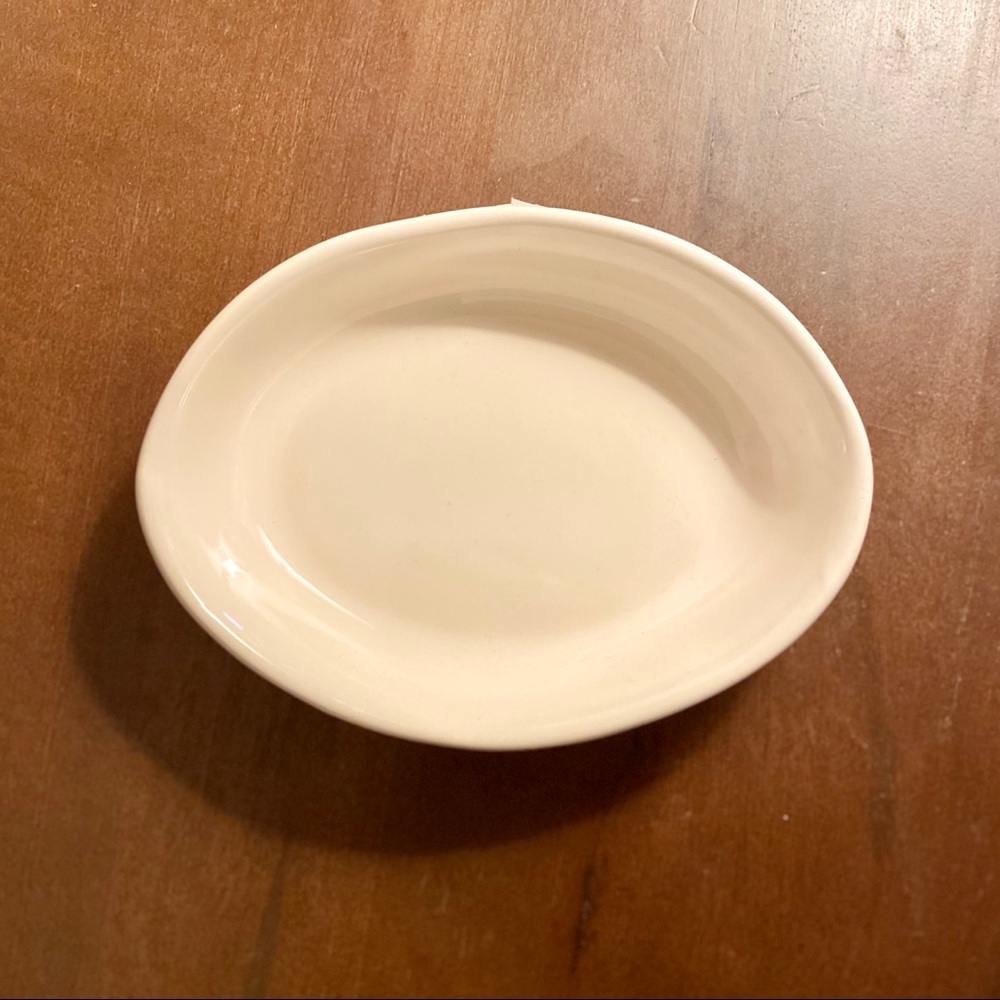 Donated! Rae Dunn PURRFECT Ceramic Cat Dish - Picture 2 of 3